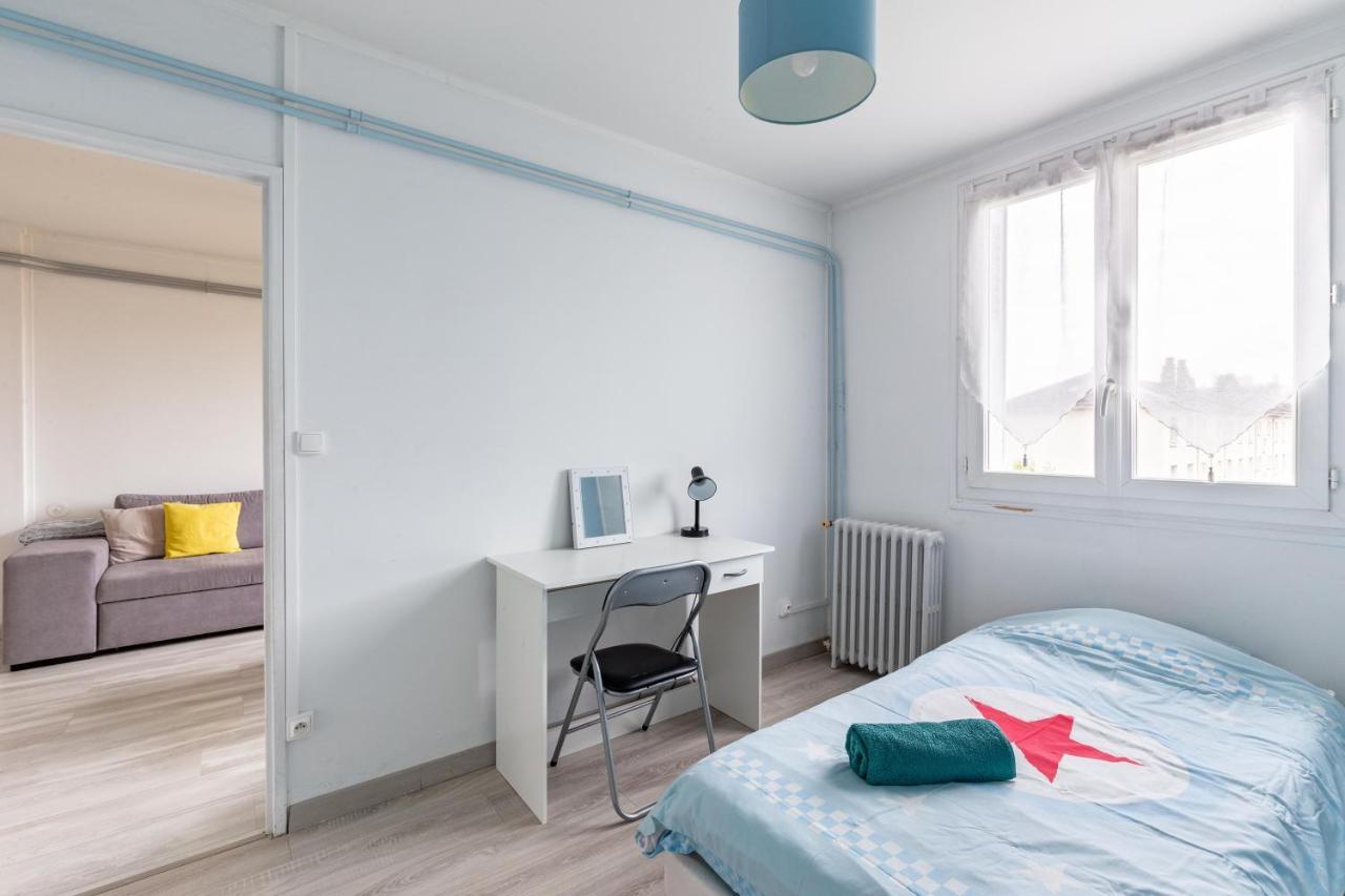 Appart T3 Bien situé a Bourges + Wifi Extérieur photo